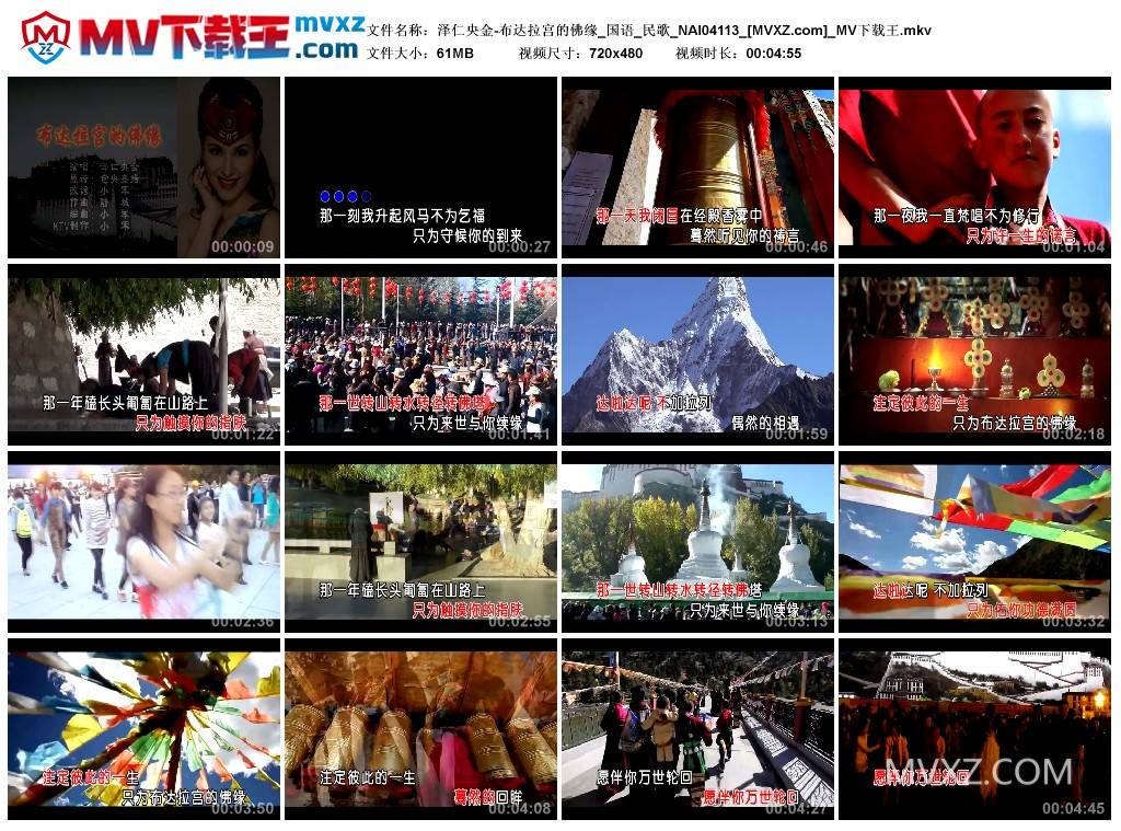 泽仁央金-布达拉宫的佛缘_国语_民歌_NAI04113